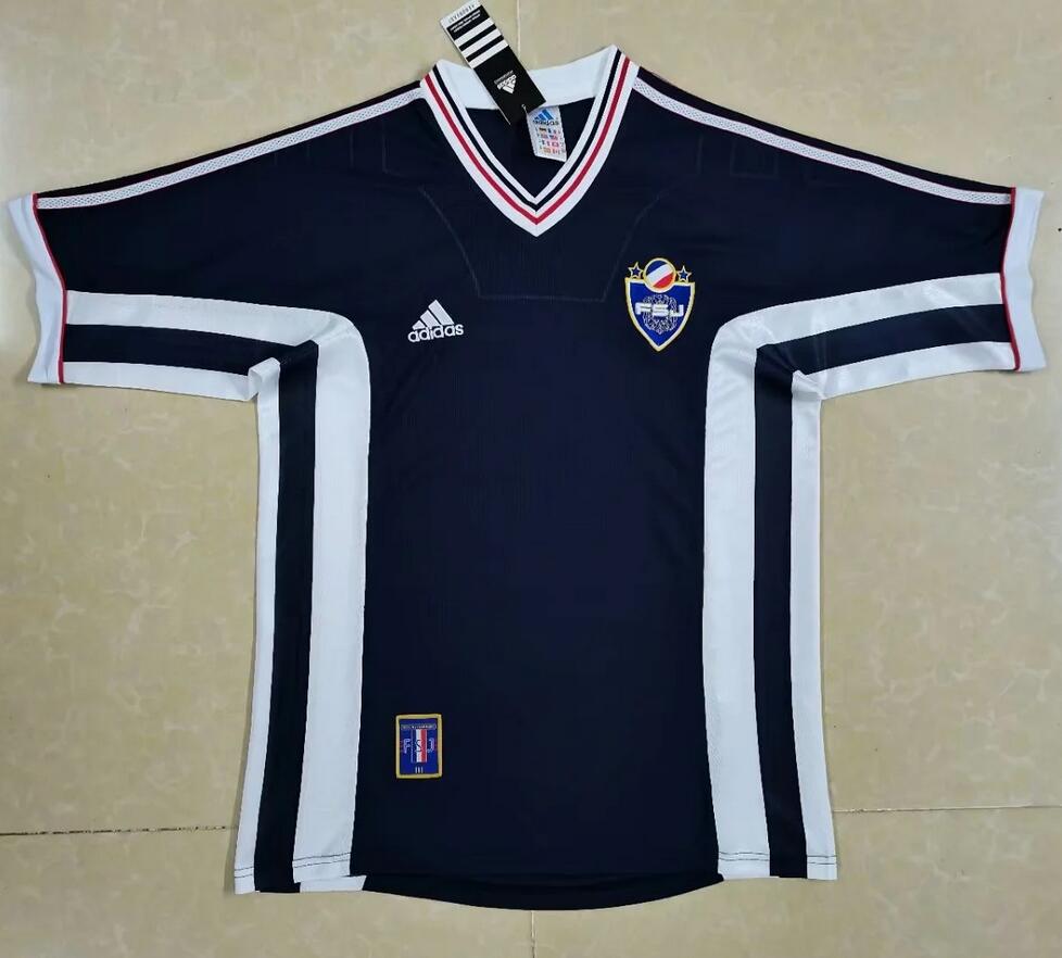 1998 Yugoslavia Retro Home Kit Soccer Jersey